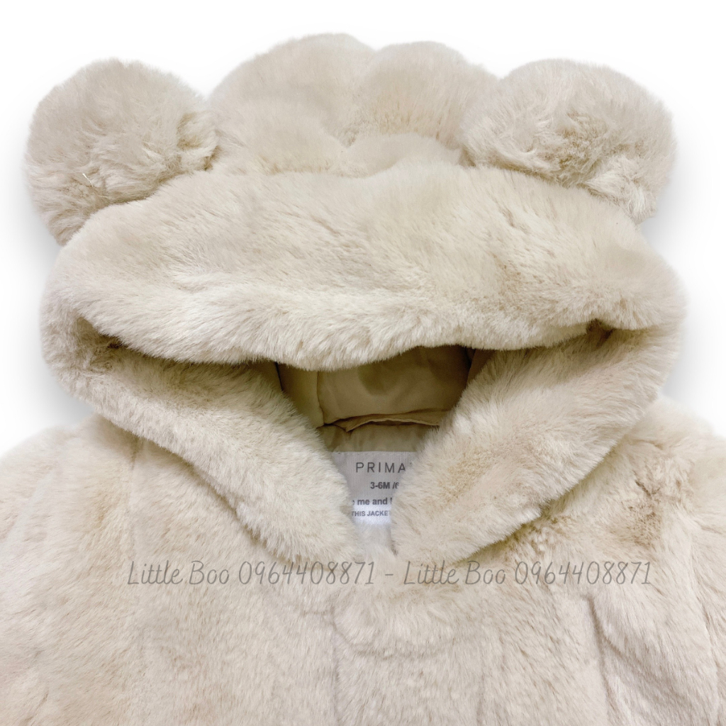 Áo khoác lông tai gấu dư xịn Primark cho bé trai, bé gái 0M-36M
