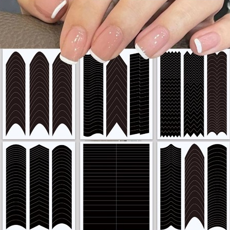 Sticker ombre fen móng ombre dán mờ set 6