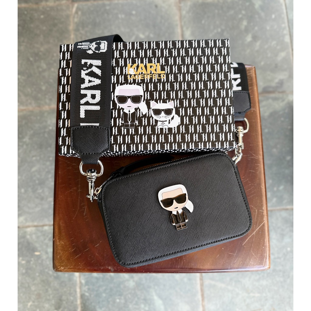 TÚI KARL QUAI THÊU LOGO