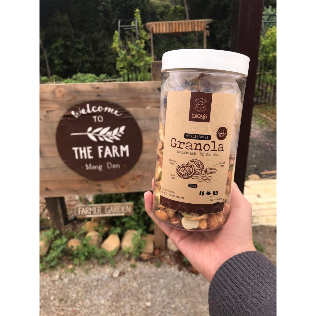 Granola siêu hạt , không yến mạch