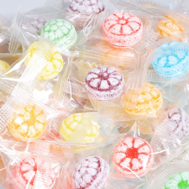 100g Kẹo cứng trái cây nhiều hình dáng màu sắc thơm ngon hình quả mâm xôi kiểu dáng siêu dễ thương
