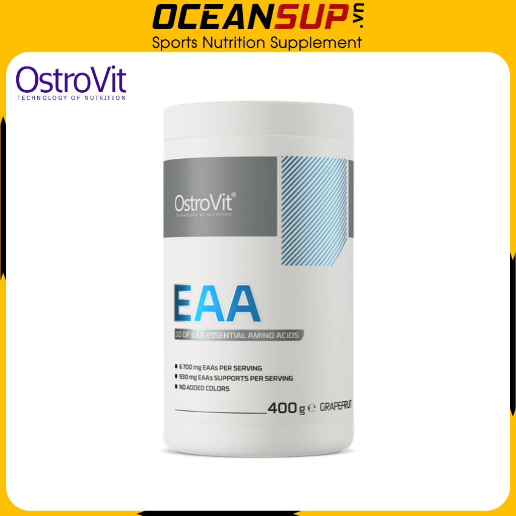OstroVit EAA các loại axit amin thiết yếu mà cơ thể con người không thể tự tổng hợp được hộp 400g