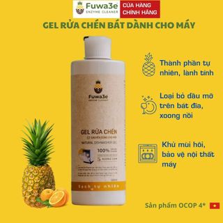 Nước rửa bát cho máy rửa chén bát Fuwa3e hữu cơ sinh học dạng gel 500ml