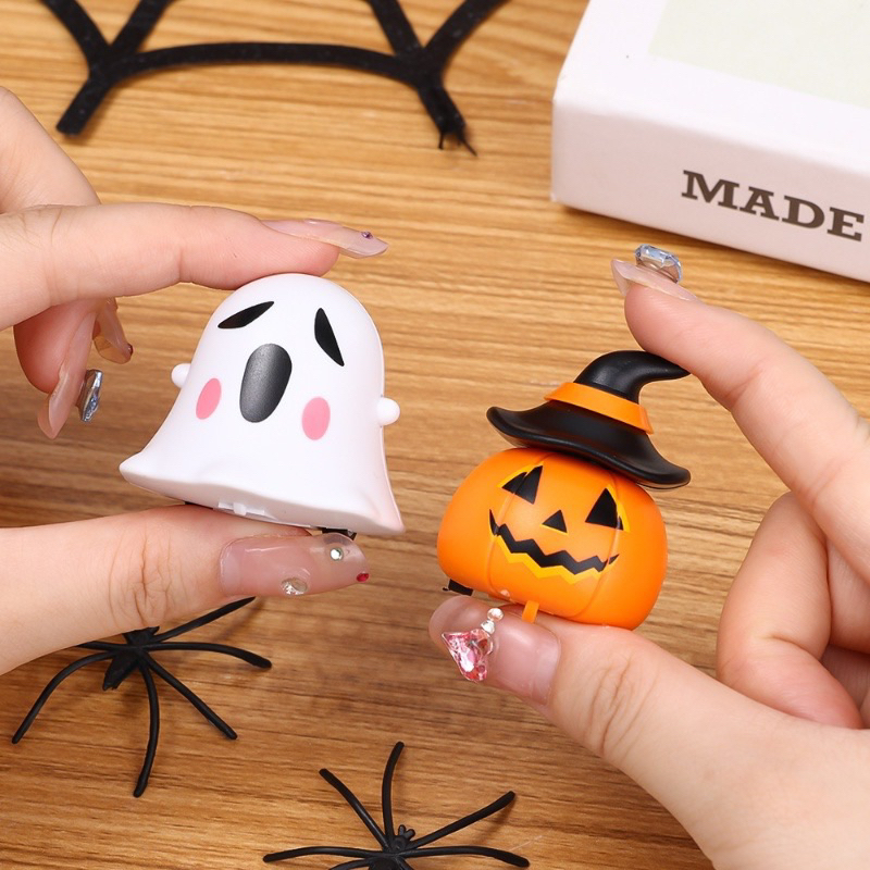 Đồ Chơi Halloween Bí Ngô, Ma, Đầu Lâu Vặn Cót/Chạy Trớn Cho Bé
