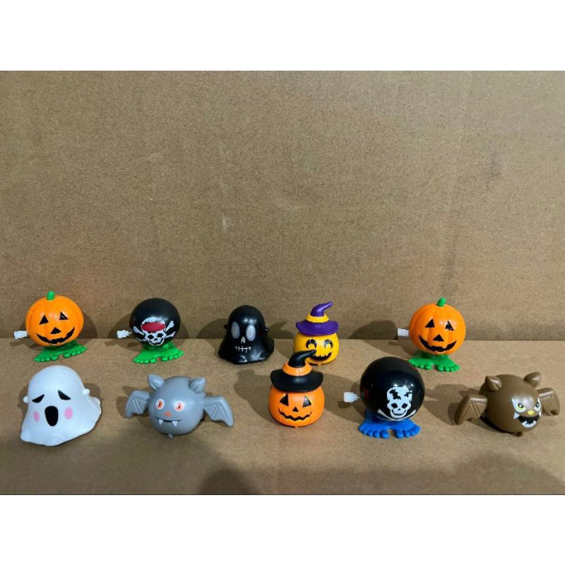 Đồ Chơi Halloween Bí Ngô, Ma, Đầu Lâu Vặn Cót/Chạy Trớn Cho Bé
