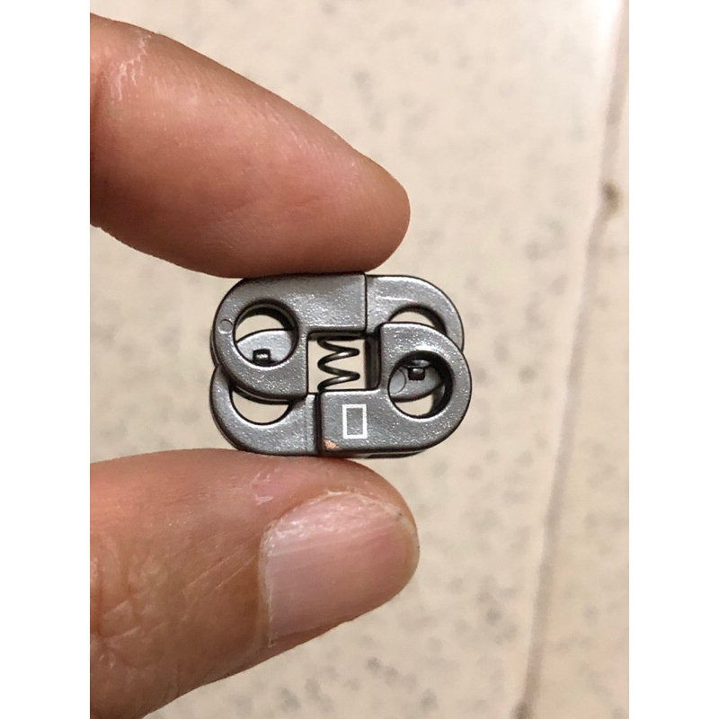 5 cái - Nút chặn nhựa 2 lỗ tạo kiểu độc đáo dùng trong thời trang, balo túi xách, giày, khóa chặn đầu dây