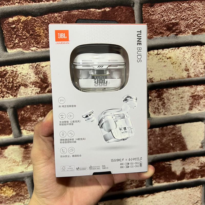 Tai nghe bluetooth JBL Tune Buds Ghost Edition, New, Chính hãng ✔️ BigDeals VN