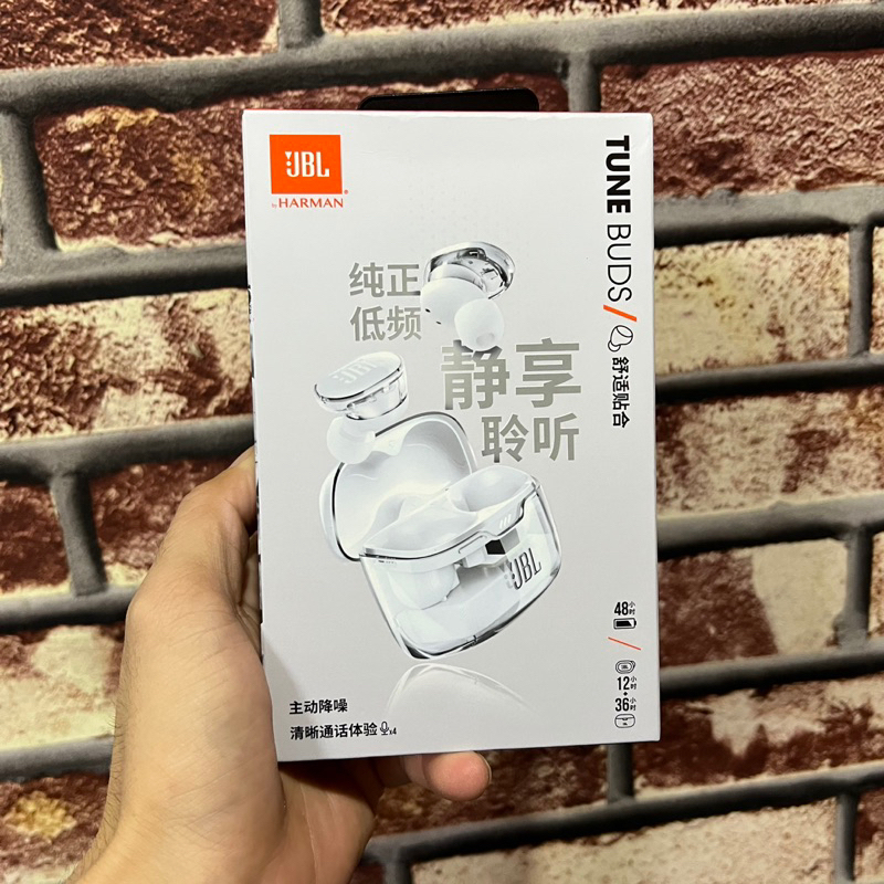 Tai nghe bluetooth JBL Tune Buds Ghost Edition, New, Chính hãng ✔️ BigDeals VN