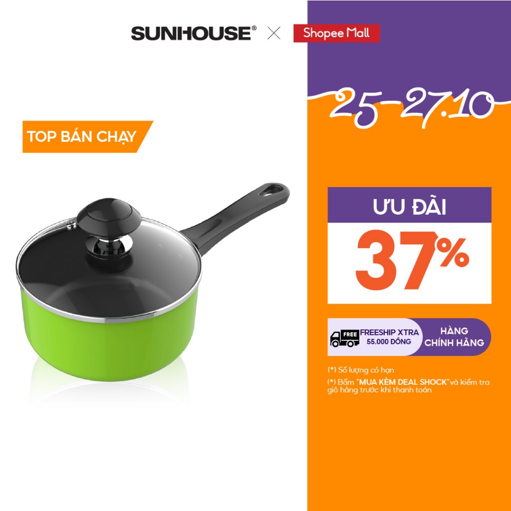 [LIFEMCMBP4 -12% đơn 250K] Nồi quấy bột chống dính SUNHOUSE SHG-MP14