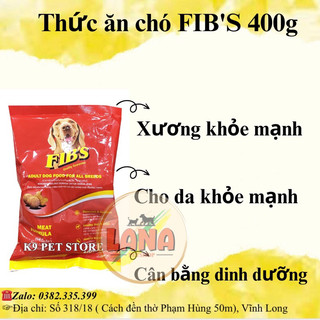 Thức ăn cho chó lớn fib's dạng hạt gói 400g