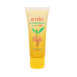 Sữa Rửa Mặt Nghệ E100 Sạch Mụn Trắng Da 50g