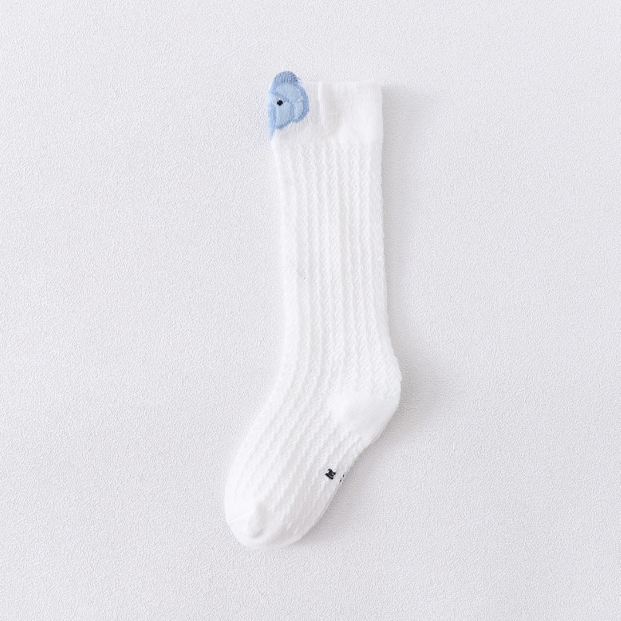 Tất lưới LOTUKA cho bé trai bé gái cổ dài mẫu họa tiết hình thú chất cotton co dãn nhiều màu sắc dễ thương 0-12tháng