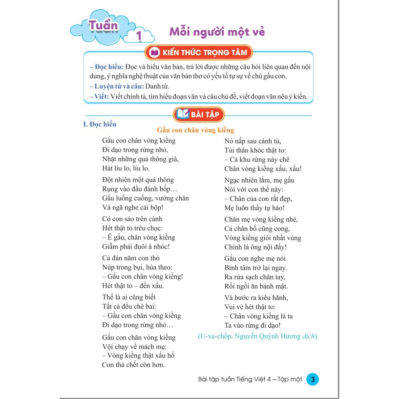 Sách - Bài Tập Tuần Tiếng Việt Lớp 4 - Biên Soạn Theo Chương Trình GDPT Mới - Kết Nối - ndbooks