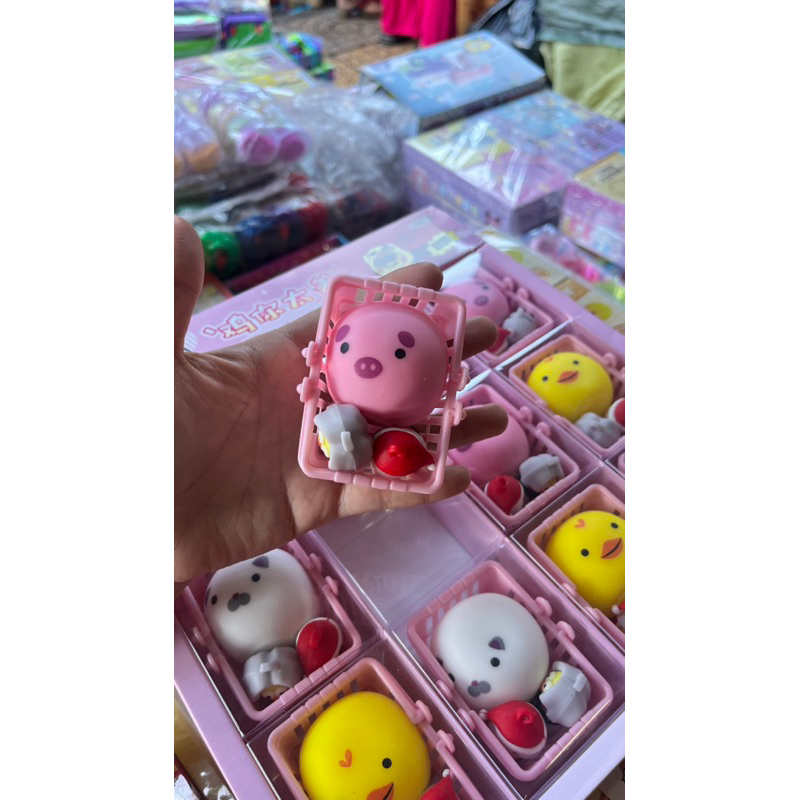Đồ chơi giỏ moch kem charm 3D