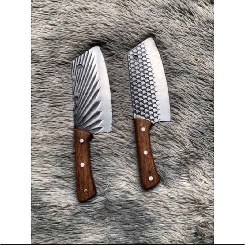 Cặp dao thái vảy cá lông vũ Kai Nhật dày 3li