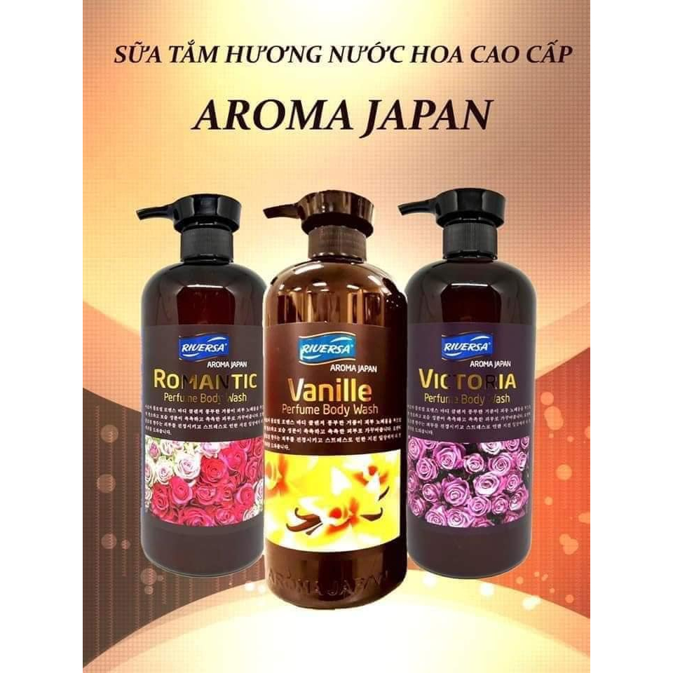 Sữa Tắm Trắng Da Riversa hương nước hoa Chính hãng