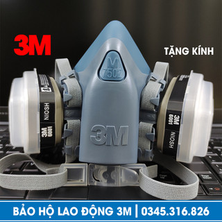 Mặt nạ phòng độc 3M 7502 (phun sơn, phun thuốc trừ sâu, phòng cháy chống khói độc, hóa chất)