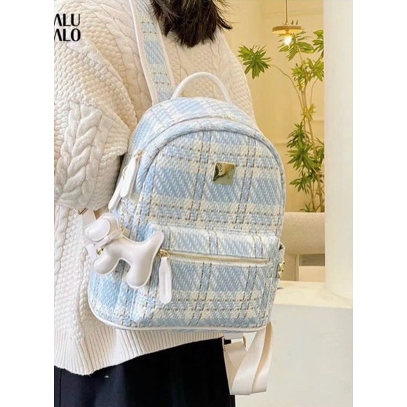 Balo nữ vải dạ thời trang đi chơi phong cách hàn quốc HH 581
