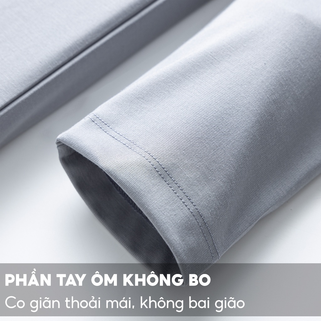 Áo Thun Nam Dài Tay 5S FASHION Chất Viscose Trơn Basic, Phom Regular Dễ Mặc, Thoải Mái