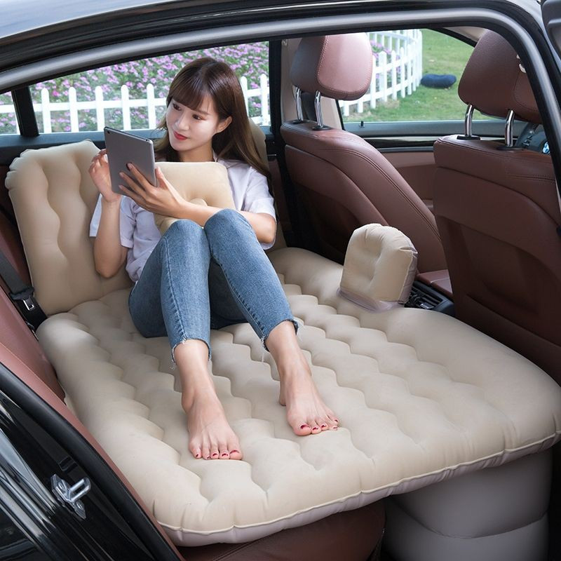 Đệm hơi ô tô, nệm hơi xe ô tô cao cấp hàng dày loại 1, tặng kèm bơm điện và bộ gối