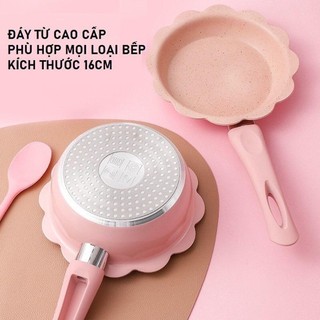 Bộ nồi chảo kèm xửng hấp hình hoa đá Parameters