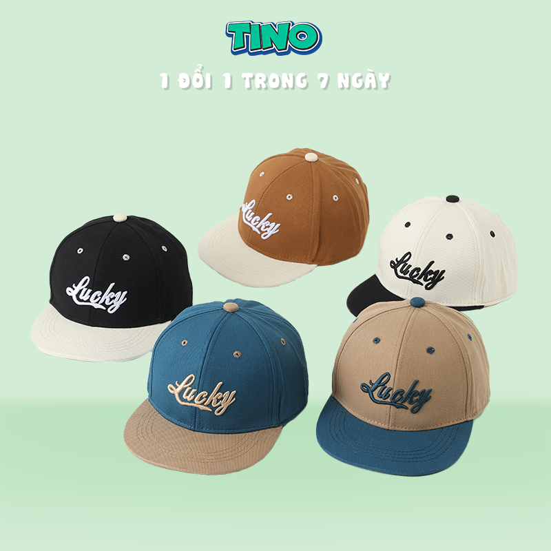 Mũ cho bé trai snapback phù hợp trẻ em từ 3 đến 7 tuổi vòm 50-54cm dễ dàng điều chỉnh,họa tiết hàn quốc đáng yêu