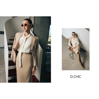 Chân váy midi cạp rời D.CHIC MS: 382790
