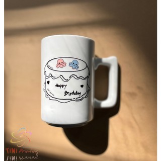 Ly sứ Minh Long cao 450ml in hình theo yêu cầu 2-3 hình - Gốm sứ cao cấp Tini Printing