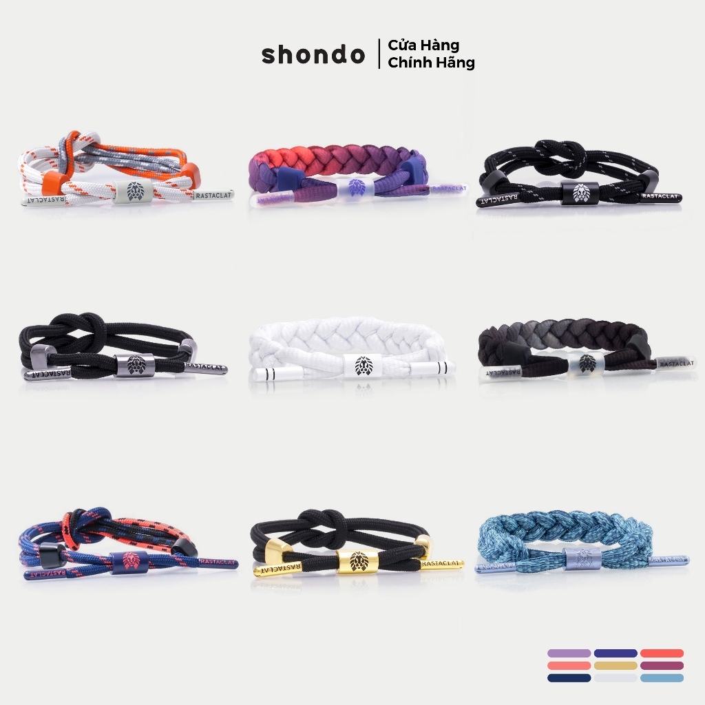 Vòng Tay Rastaclat Chính Hãng Nhiều Màu - Chất Polyester Bền Bỉ, Thiết Kế Thông Minh, Bật Phong Cách