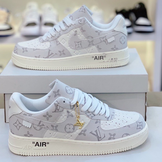 Giày_Nike Air Force 1 LV Trắng, Giày AF1 LV Bản Cao Cấp Bản Đẹp Hot Trend Full Box Bill 2023
