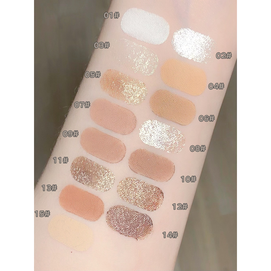 Bút chì bắt sáng 15 MÀU SWEET MINT Kẻ nhũ mắt và bọng mắt