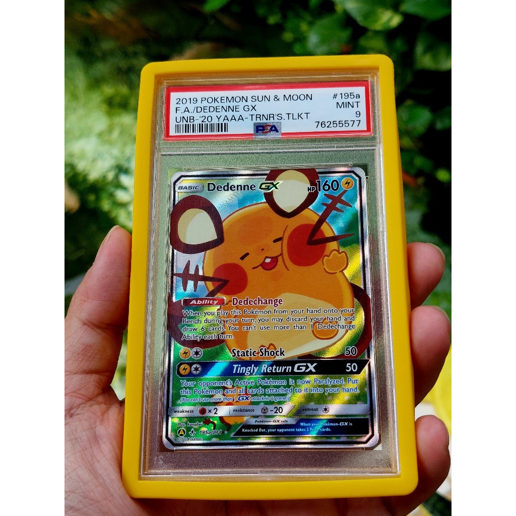 Thẻ bài Pokemon - Graded PSA 09 - Dedenne GX