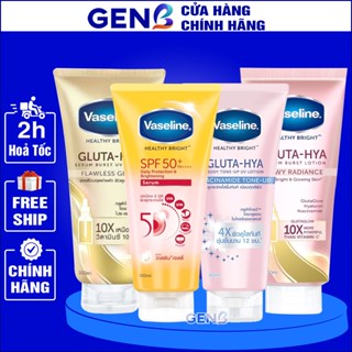 Sữa dưỡng thể Vaseline Trắng Da Ban Ngày, Ban Đêm 70ml/330/300 -Serum Vaseline 4x Dưỡng Ẩm 10x Chống Nắng Gluta Hya Genb