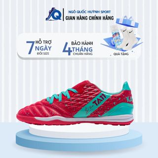 Kamito TA11 Pro Giày Đá Bóng Lưỡi Gà Liền, Sân Cỏ Nhân Tạo, Chính Hãng Màu Đỏ hồng [Tặng Kèm Tất Chân]