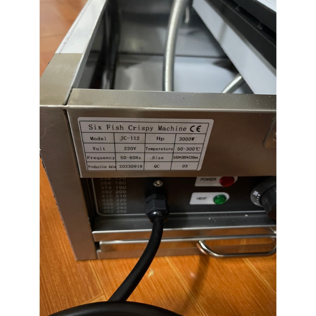 Máy làm bánh cá công nghiệp size lớn