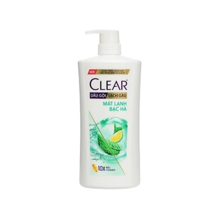 Dầu gội sạch gàu Clear mát lạnh bạc hà 880G