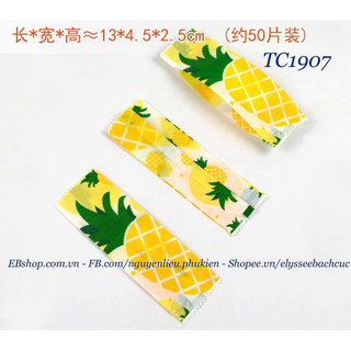 Túi đựng bánh Dứa hình quả Dứa 50 chiếc
