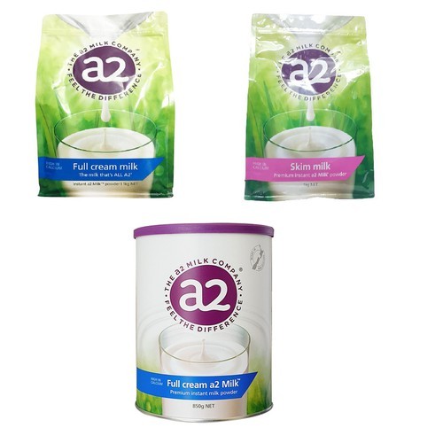 Sữa a2 nguyên kem và tách béo của Úc túi 1kg