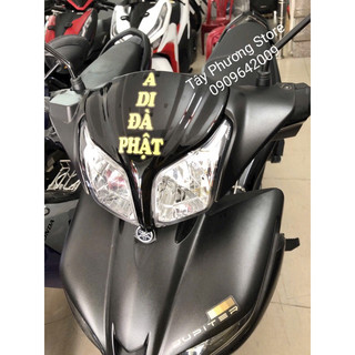 DECAL DÁN CHỮ “A DI ĐÀ PHẬT” (DÁN XE MÁY, V.v CHỐNG NƯỚC 100%).