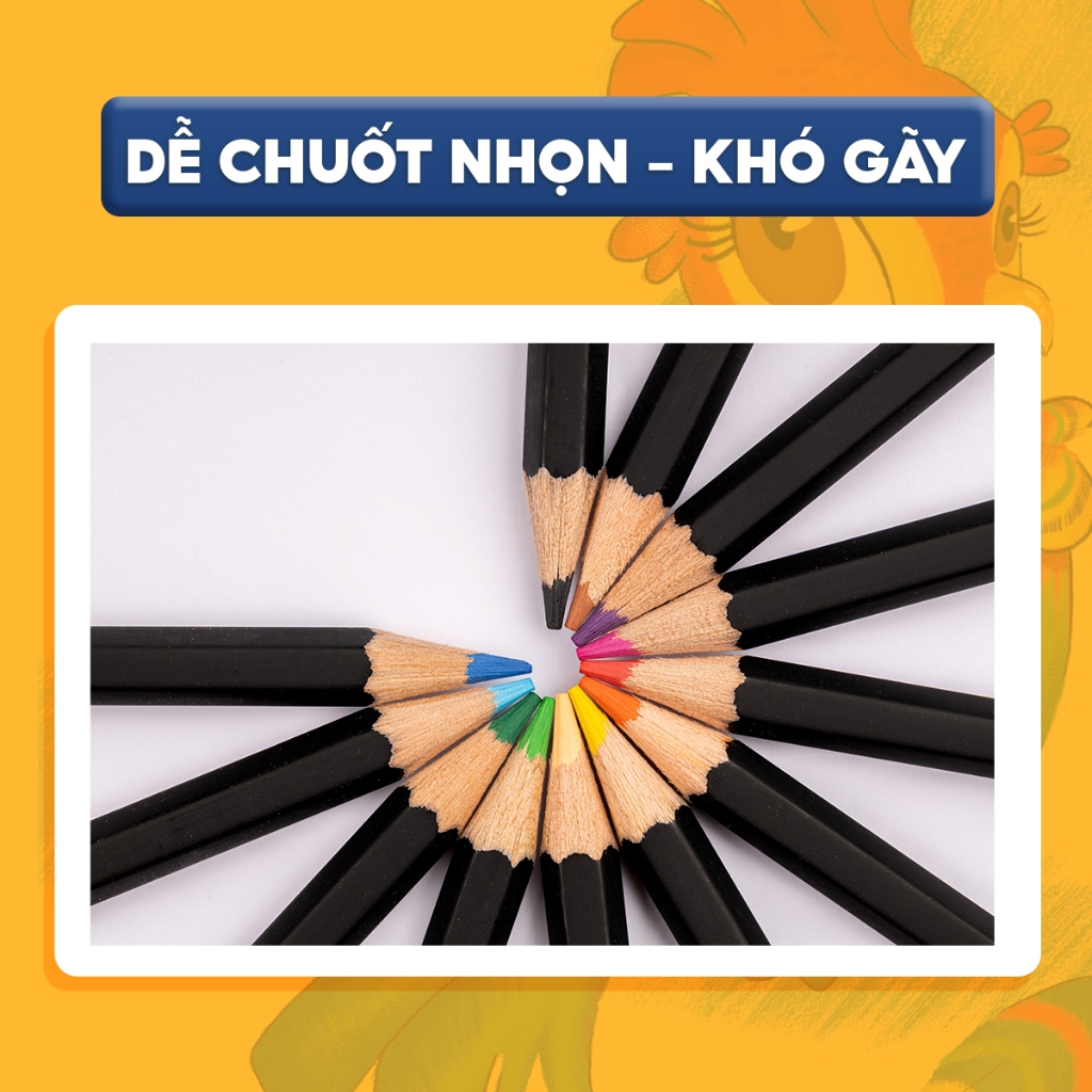 Bút chì màu Colokit CPC-C06 12 màu , vỏ ngẫu nhiên