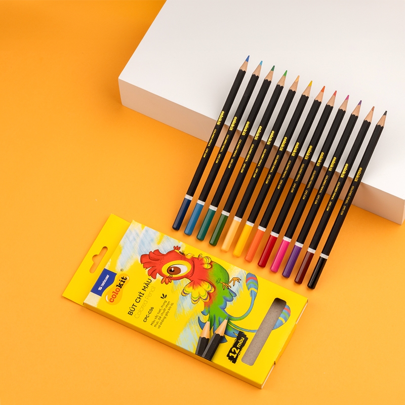 Bút chì màu Colokit CPC-C06 12 màu , vỏ ngẫu nhiên