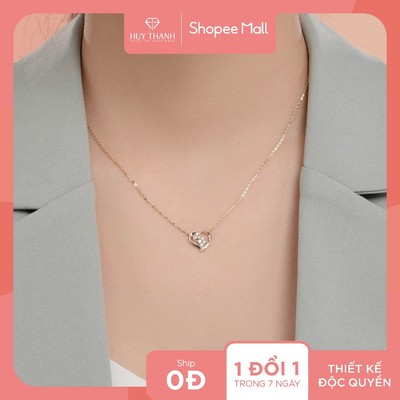 Dây Chuyền Vàng Tây Love Blossom DCMAMD666 Huy Thanh Jewelry
