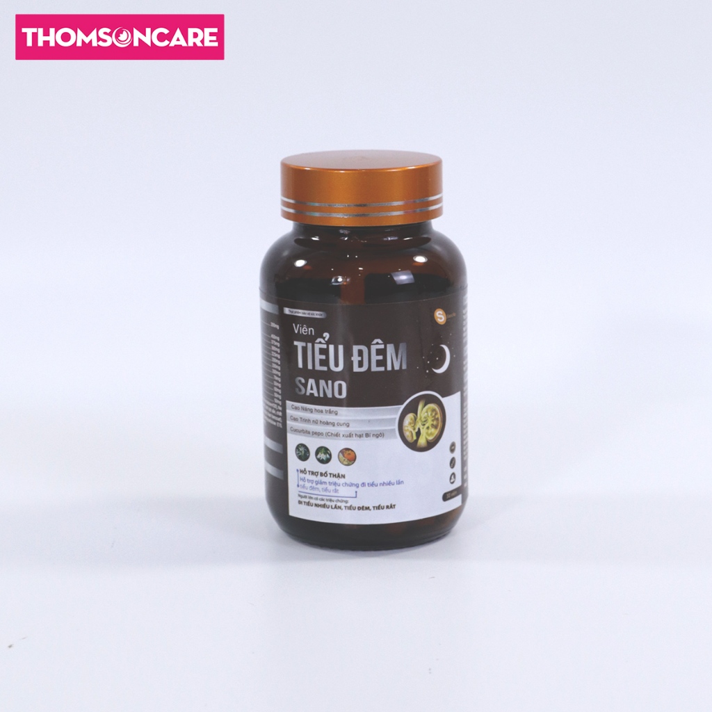 Viên tiểu đêm Sano Sanofia France- Giúp bổ thận, giảm tiểu đêm tiểu rát từ thảo dược- Từ thảo dược quý + kẽm- Hộp 30Viên