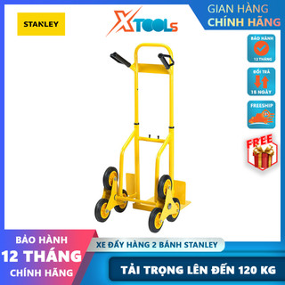 Xe đẩy hàng gấp gọn stanley sxwtd-ft521 xe đẩy hàng leo cầu thang bằng tay leo bậc thang trong nhà máy tải trọng 120kg