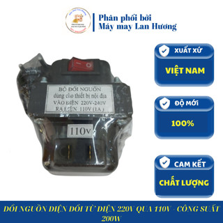 Đổi nguồn điện, biến áp, đổi điện từ điện 220v qua 110v, 100v- hàng loại 1- xuất xứ việt nam - bh 1 năm