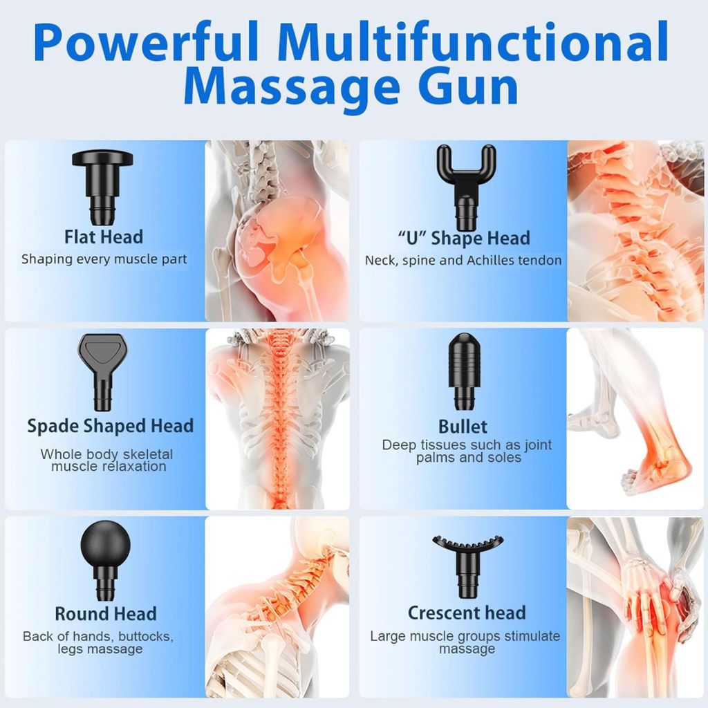 Máy Massage cầm tay cao cấp ZonGym, máy massage toàn thân điều trị căng cơ mỏi lưng tiện lợi GermanySnT 160125