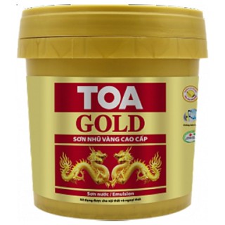 Sơn Nước Nhũ Vàng TOA Thailand Dùng Sơn Trang Trí Nhà Cửa, Sơn Tường, Sơn Tượng, Sơn Chỉ, Thạch Cao, Chậu Cảnh...