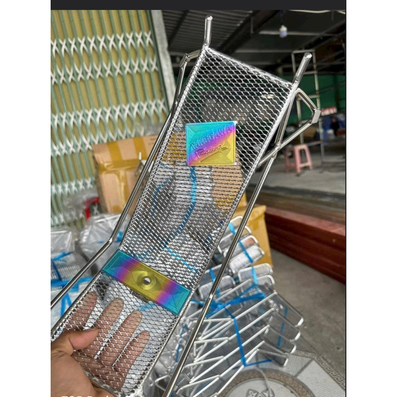 Baga lưới Xiken Inox 100% Sáng Bóng gắn Wave, Dream…