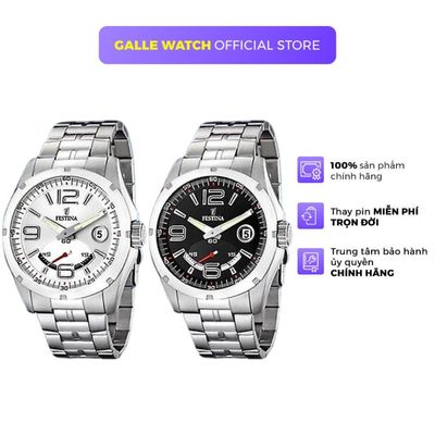 Đồng hồ nam Festina F16480 chống nước 5ATM, dây thép không gỉ cao cấp, kính cứng chống xước, phong cách lịch lãm