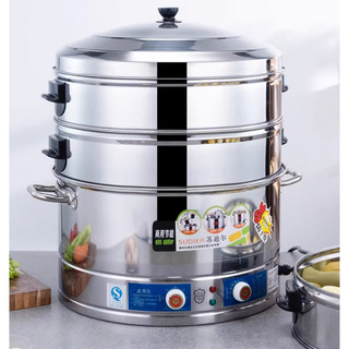 Nồi hấp bánh bao 2-5 tầng, đường kính 35-52 cm dùng điện - nồi hấp đa năng